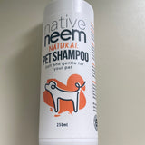 Organic Neem Pet Shampoo 250ml. Native Neem Organic Neem Pet Shampoo will cleanse and soothe your pet’s skin. Great for hot spots, flea bites, dermatitis, and all skin irritations. It works - its natural and its safe! You will love how your pet’s coat will look, feel & smell after using our Neem Oil Pet Shampoo! Neem Oil has been used for centuries in the treatment of skin disorders.