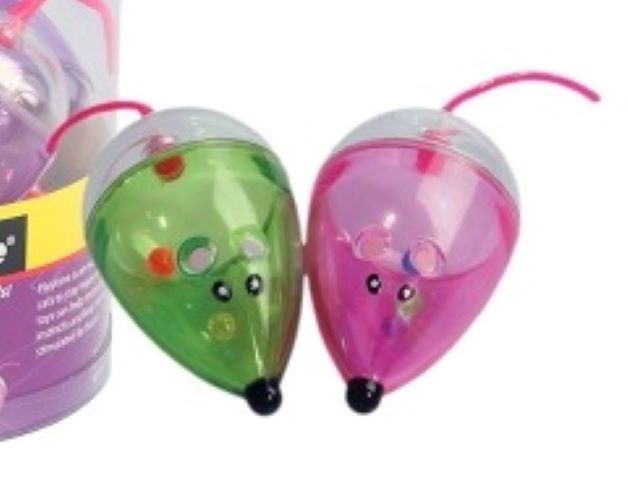 Cat Toy Plastic Mouse 7cm Mix Colour – Animal Addiction